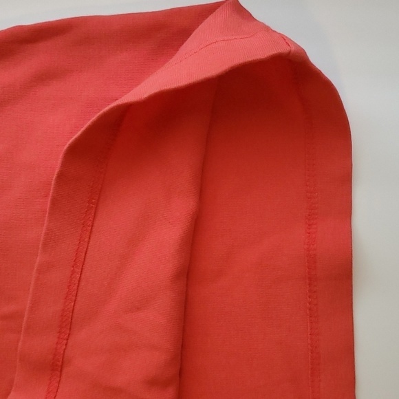 Chico's top women’s size 0 equals size small sz 4 coral scoop neck top shirt - Picture 6 of 16
